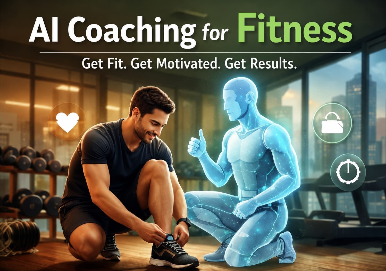 AI Coaching for Fitness promotional artwork
